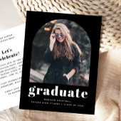 Photo Arch Zwart-wit Graduation Party Briefkaart