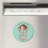 Photo BABY'S First Christmas Personalize Magneet (Insitu (Vaatwasser))