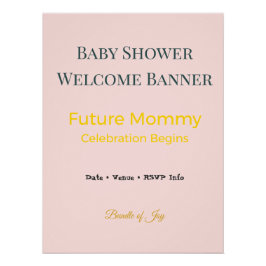 Photo Backdrop Family Gathering Keepsake | Elegant Perfect Poster