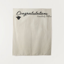 Photo Backdrop for Grad party Faux Drapery Wandkleed