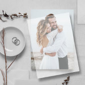 Photo Background For Vellum & Acrylic Wedding Kaart