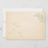 Photo Baptism Invitation Kaart (Achterkant)