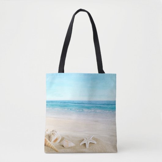 Photo Beach Summer Vacation Tote Bag (Voorkant)