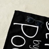 Photo Beach Towel | Het leven is beter door de poo Strandlaken (In situ)