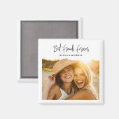 Photo Best Friends Name Magneet (Voorkant / Achterkant)