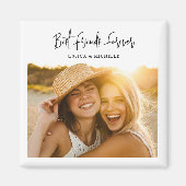 Photo Best Friends Name Magneet (Voorkant)