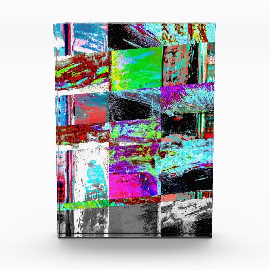 Photo Block – Abstract Grid Fotoblokken (Voorkant)