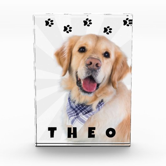 Photo Block Pet dog cat name  Fotoblokken (Voorkant)