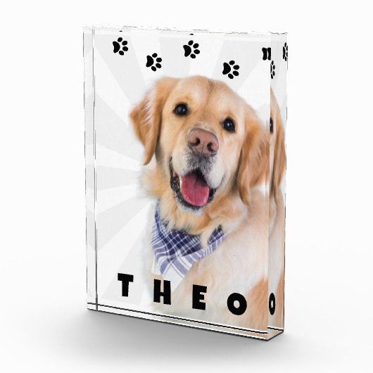 Photo Block Pet dog cat name  Fotoblokken (Rechts)