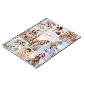 Photo Blush Pink Monogram Notitieboek (Linkerzijde)