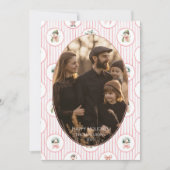 Photo Blush Snowman Christmas Feestdagenkaart (Voorkant)