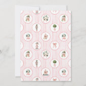 Photo Blush Snowman Christmas Feestdagenkaart (Achterkant)