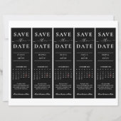 Photo Booth 2x7" Save the Date Wedding Strip (Achterkant)