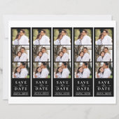 Photo Booth 2x7" Save the Date Wedding Strip (Voorkant)