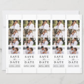 Photo Booth 2x7" Save the Date Wedding Strip (Voorkant)