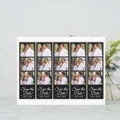 Photo Booth 2x7" Save the Date Wedding Strip (Staand voorkant)