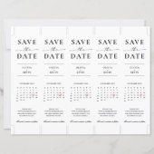 Photo Booth 2x7" Save the Date Wedding Strip (Achterkant)
