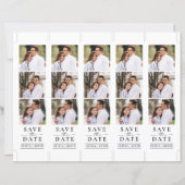 Photo Booth 2x7" Save the Date Wedding Strip (Voorkant)