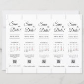 Photo Booth 2x7" Save the Date Wedding Strip (Achterkant)