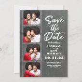 Photo Booth Bladwijzer thema Fun Save the Date (Voorkant)