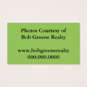 Photo Booth Company Event Visitekaartje (Achterkant)