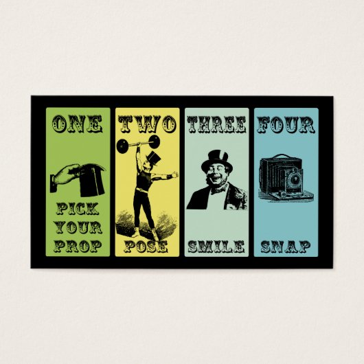 Photo Booth Company Event Visitekaartje (Voorkant)