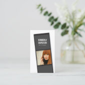 Photo Booth Film Strip voor Acteurs, Modellen Visitekaartje (Staand voorkant)