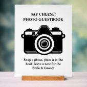 Photo Booth Guestbook Wedding Acryl Bord (Neutraal)