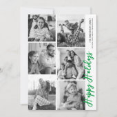 Photo Booth Holiday Kaart - Heldergroen (Voorkant)