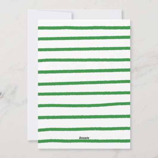 Photo Booth Holiday Kaart - Heldergroen (Achterkant)