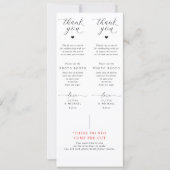 Photo Booth Insert Cards Black and White Wedding (Voorkant)