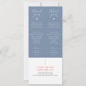 Photo Booth Inserts Dusty Blue Wedding Favors (Voorkant)