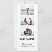 Photo Booth Save the Date Card (Voorkant)