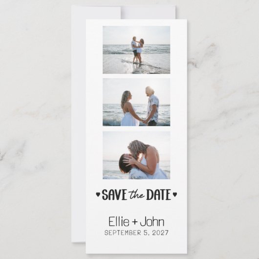 Photo Booth Save the Date Card (Voorkant)