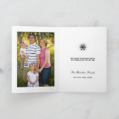 Photo Booth Style Holiday Kaart (Binnen)