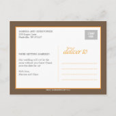 Photo Booth Style Save the Date Kaart (Achterkant)