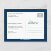 Photo Booth Style Save the Date Kaart (Achterkant)