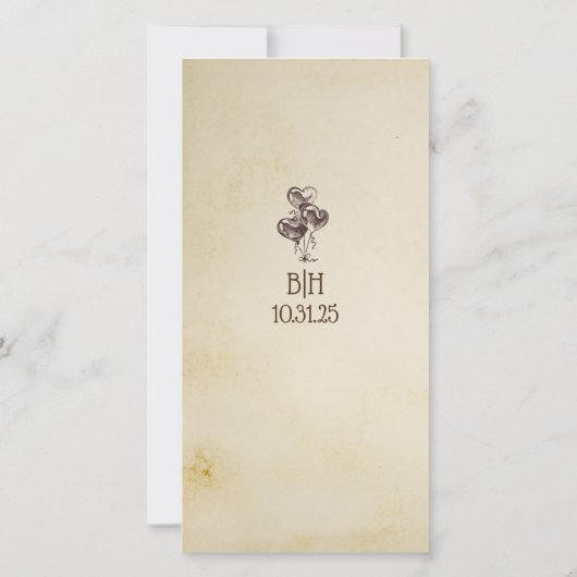 Photo Booth Theme Save the Date (Achterkant)