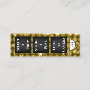 Photo Booth-Visitekaartje Mini Visitekaartje