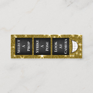 Photo Booth-Visitekaartje Mini Visitekaartje