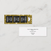 Photo Booth-Visitekaartje Mini Visitekaartje (Voorkant / Achterkant)