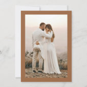 Photo Boots and Bubbly Western Bridal Shower Kaart (Achterkant)