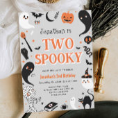 Photo Boy Halloween 2e verjaardag Kaart