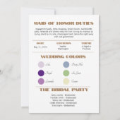 Photo Bridesmaid-kaartje Kaart (Achterkant)