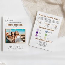 Photo Bridesmaid-kaartje