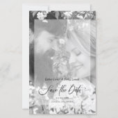 Photo Budget Black White Minimalist Vellum Effect (Voorkant)