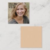 PHOTO BUSINESS CARDS SQUARE VIERKANTE VISITEKAARTJE (Voorkant / Achterkant)