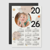 Photo Calendar 2026 Keep Smiling Magnet (Voorkant / Achterkant)