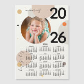 Photo Calendar 2026 Keep Smiling Magnet (Voorkant)