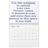 Photo Calendar doe-het-zelf-uploadt uw afbeeldinge Kalender (Feb 2026)